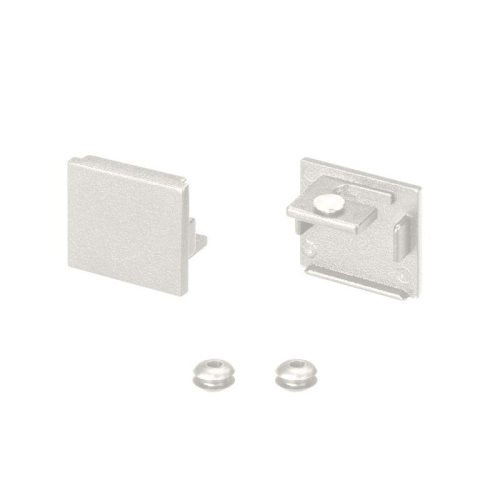 Заглушка SL-LINE-2522 WHITE глухая металл (комплект) Arlight 043120