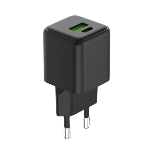 Устройство зарядное сетевое с двумя портами USB-A и USB-C 20Вт GaN Rexant 18-2202