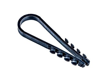 Дюбель-хомут PCD-R 11-18-55-100BL для круглого кабеля PA6.6 (уп.100шт) Jazzway 5054868