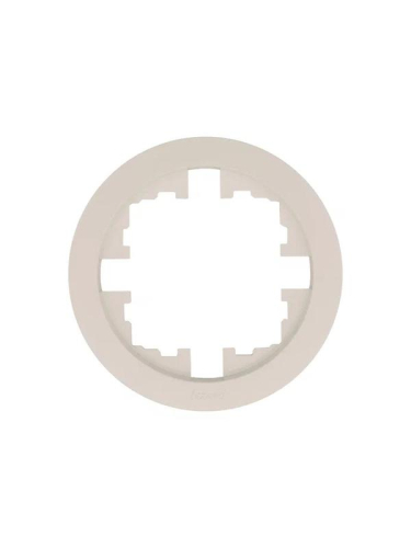Рамка 1-м OSEN горизонт. круглая сл. кость LEZARD 744-9000-146