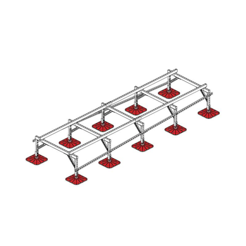 Конструкция опорная для установки оборудования TECHNORAPTOR FOOT 1200х4000 тип 2 KM-TR-F-SSEI-1200-4000-2 КМ TR0020