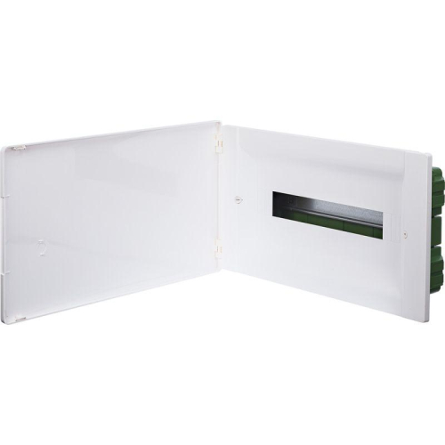 Щиток распределительный СП Practibox3 IK 07 1 рейка 18мод. с клеммник. заземл. IP40 бел. дверь Leg 401716