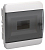 Корпус пластиковый ЩРВ-П-8 IP41 черн. прозр. дверь TEKFOR IEK TF5-KP12-V-08-41-K01-K03