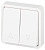 Переключатель Эксперт 11-1528-01 для жалюзи кнопочный IP55 10АХ-250В СУ бел. Эра Б0063249