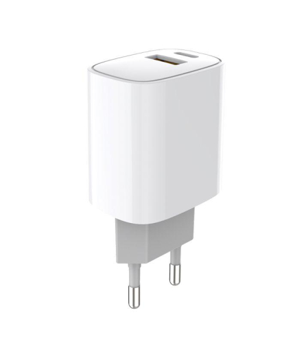 Устройство зарядное сетевое с двумя портами USB-A + USB-C 20Вт Rexant 18-2207