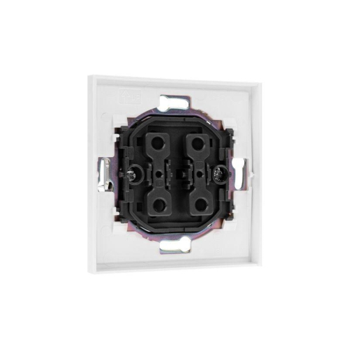 Выключатель проходной (переключатель) 1-кл. СП STRONG MIELE 10А жемчуж. Kranz KR-78-0708-4