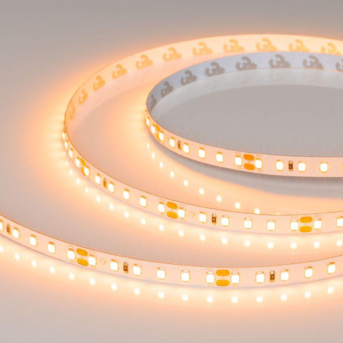 Лента светодиодная UL-A120-8mm 24В Warm 1900К 9.6Вт/м IP20 открытый (уп.5м) Arlight 056725