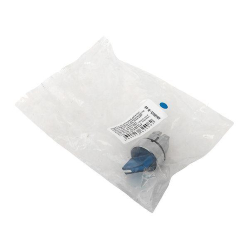 Механизм переключателя исполнительный ХB4 син. на 2 положения возвратный без фиксации с подсветкой с короткой ручкой IP65 EKF XB4BD2L-B-65