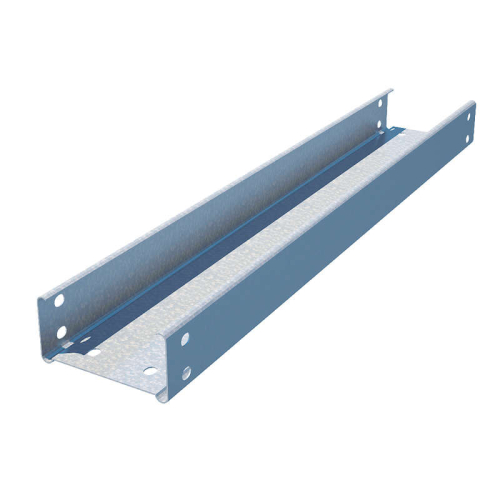 Лоток листовой перфорированный 400х150 L3000 сталь 1мм "Стандарт" LPE150-400-1.0-3000 Z оцинк. КМ LO11986