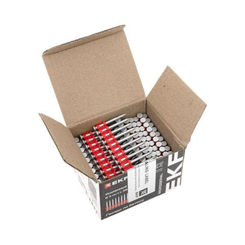 Гвозди кованые по бетону металлу Bullet Type d3мм дл.38мм цинкование (уп.250шт) EKF cpn-3038bp