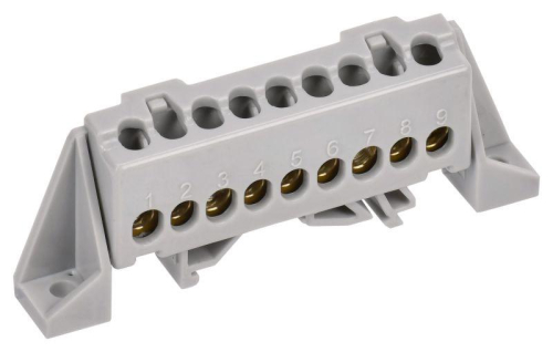 Шина L "фаза" в комб. изол. "Стойка" 6х9-7-Ср TEKFOR IEK TF-NN10-07-DP-K03