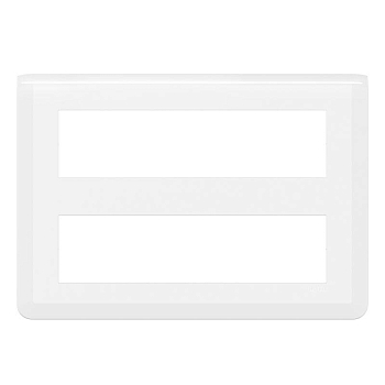 Рамка 2х8мод. Mosaic бел. Leg 078837L