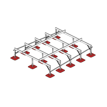 Конструкция опорная для установки оборудования TECHNORAPTOR FOOT 2500х3000 тип 3 KM-TR-F-SSEI-2500-3000-3 КМ TR0051