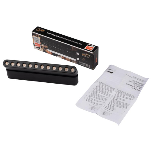 Светильник светодиодный трековый Метр (MTR)16 1312R 12Вт 4000К IP20 spot 36град. BL низковольтный черн. Pro JazzWay 5057012