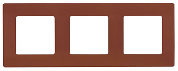 Рамка 3-м Etika какао IEK 672573