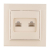 Розетка компьютерная 2-м СП Минск RJ45 беж. EKF ERK02-035-20 Розетка компьютерная 2-м СП Минск RJ45 беж. EKF ERK02-035-20