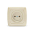 Розетка 1-м СП Маргарита 16А IP20 без заземл. сл.кость (ivory) UNIVersal М0022-I