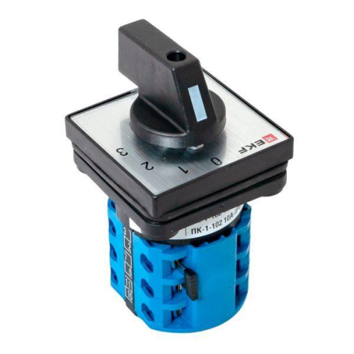 Переключатель кулачковый ПК-1-102 2п 10А "0-1-2-3" IP65 EKF pk-1-102-10-65