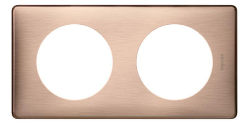 Рамка 2-м Celiane медь Leg 068992