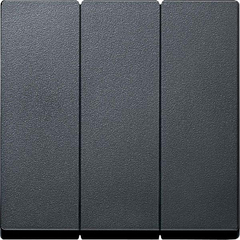 Клавиша 3-м Merten антрацит SchE MTN311914