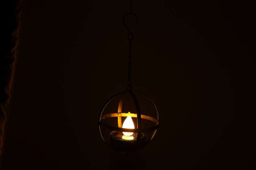 Светильник садовый ERASFM-02 Лофт 28см подвесной на цепи солнечная батарея металл ЭРА Б0044846