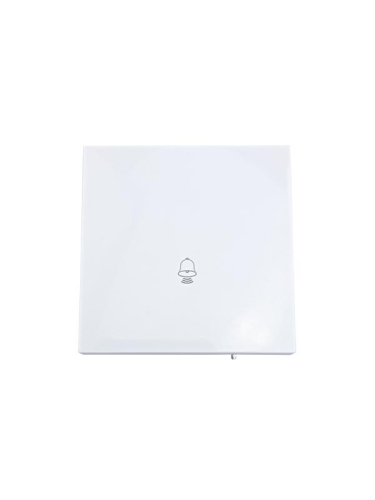 Кнопка звонка СП ZIMA IP20 безвинт. зажим бел. LEZARD 704-0288-103QC