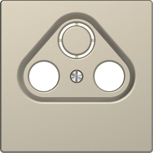 Накладка центральная Merten D-Life TV розетки 2/3 отв. SD сахара SchE MTN4123-6033