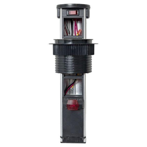 Мини-колонна встраиваемая с беспроводной зарядкой 15Вт 8 модулей C-Line EKF cl-vmkwс-8-s