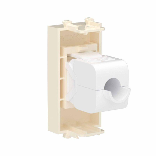 Розетка компьютерная 1мод. Avanti "Ванильная дымка" RJ45 кат.6 без шторок модульная механизм DKC 4405691