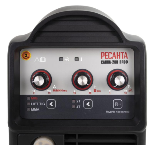 Инвертор сварочный полуавтомат. САИПА-200ПРОФ (MIG/MAG) Ресанта 65/97