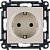 Розетка 1-м СП Valena Life 16А IP20 250В 2P+E винт. клеммы механизм сл. кость Leg 753525