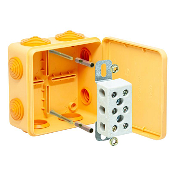 Коробка распределительная ОП Тусо для 100х100х50мм(с отк кр) не распр. горение HF Ruvinil 67045НГ-10-03