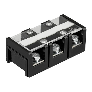 Блок зажимов клеммный БЗН ТС-603 16кв.мм 60А 3 пары Rexant 11-2159