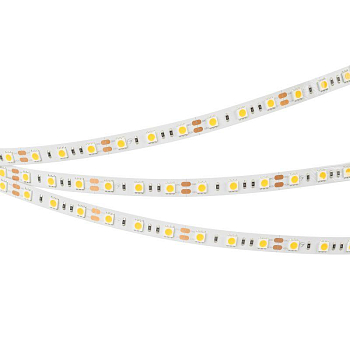 Лента светодиодная RT-B60-10mm 12V Warm 2700К 14.4Вт/м IP20 5060 (уп.5м) Arlight 012349(2)