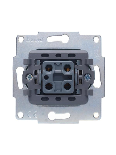 Выключатель промежуточный 1-кл. СП Vesna механизм жемчуж./бел. перламутр. LEZARD 742-3088-107