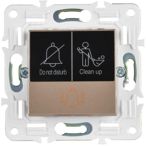 Кнопка звонка SKANDY 10А SK-V17Sa для отелей с индикацией песочн. IEK SK-V14-2-10-K98