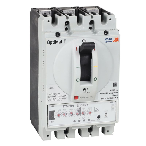 Выключатель автоматический 3п 630А OptiMat T630V ETN КЭАЗ 356685