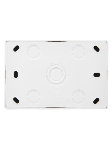 Розетка 2-м ОП LETO без заземл. закрытый корпус ПБТ бел. LEZARD 752-0200-128B