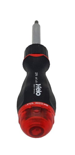 Отвертка с реверсивным механизмом с набором бит 8шт FELO 37420405