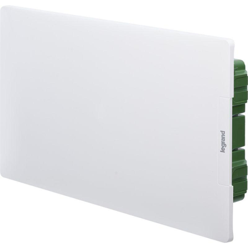 Щиток распределительный СП Practibox3 IK 07 1 рейка 18мод. с клеммник. заземл. IP40 бел. дверь Leg 401716