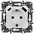Розетка ЭРА Elegance 14-4108-01 2P+E 16A-250В со шторками с USB type-A+C 5В-3А белый Эра Б0067736