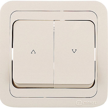 Кнопка управления жалюзи Mimoza кремов. Makel 25041
