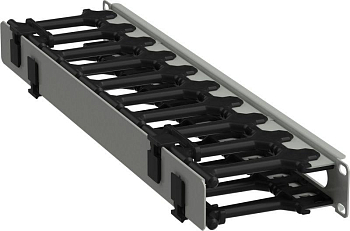 Кабель-органайзер горизонтальный 19дюйм 1U сер. РФ ITK ZP-CC35-01U-H-R