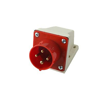 Вилка стационарная для наружной установки PPC 514 3Р+РЕ 16А 380В IP44 Pro JazzWay 5072831