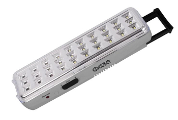 Фонарь-светильник аккумуляторный AccuF9-L30-gy IP20 110лм аварийный ударопрочный 2 режима: 100проц. 190лм/60проц. сер. ФАZА 5027664