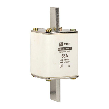 Вставка плавкая ППН-37 400/63А габарит 2 PROxima EKF fus-37/400/63