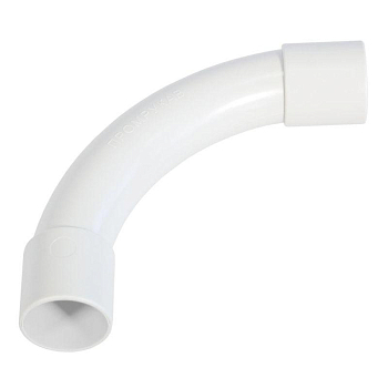 Соединитель угловой d25мм бел. (уп.30 шт) Промрукав PR13.0465