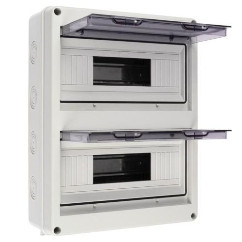 Бокс модульный накладной PDB/W 4024 GR (ЩРН-ПГ-24) IP65 пластик. Pro JazzWay 5072145