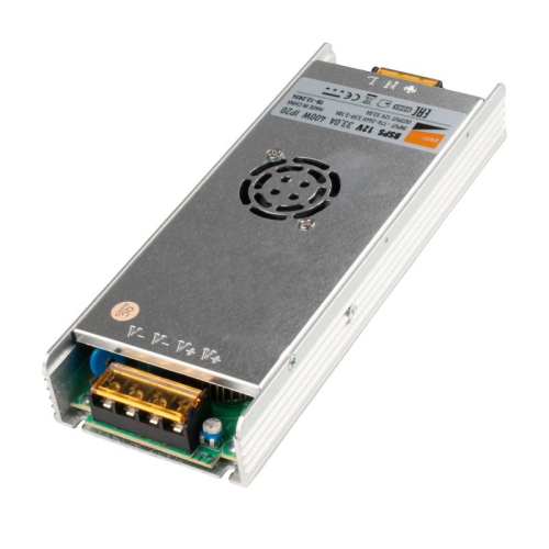 Блок питания для светодиод. ленты BSPS 400Вт 33А 12В IP20 метал. JazzWay 1001399A