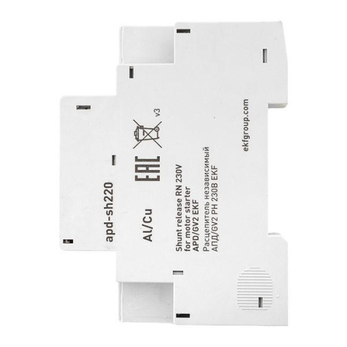 Расцепитель независимый АПД/GV2 РН 230В EKF apd-sh220